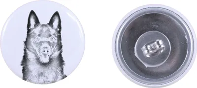 Produktbild von Schipperke - einzigartige Hund-Ohrringe, Ihr Haustier als Schlüsselanhänger, Eigenmarke Art-Dog