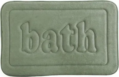 Produktbild von Badematte Memory Foam, TODAY Utility, 40 x 60 cm, Grün, Polyester & Anti-Rutsch PVC