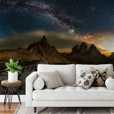 Produktbild von A.S. Création Vlies Fototapete Sternenhimmel Galaxy Dolomites DD118938 Berge