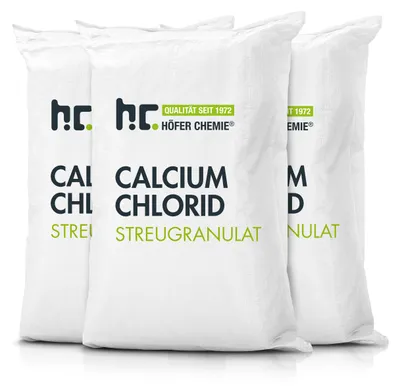 Produktbild von 3x 25 kg Calciumchlorid Streugranulat & Entfeuchtergranulat