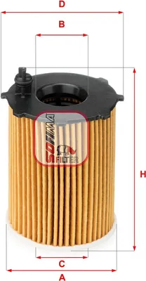 Produktbild von Ölfilter SOFIMA S 5128 PE Filtereinsatz für FIAT 500 (312) 500 C (312) PUNTO (199) Panda Schrägheck (312, 319) für ALFA ROMEO MITO (955)