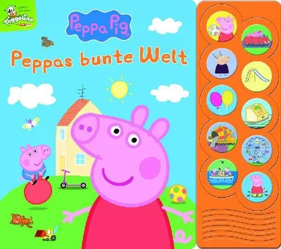 Produktbild von Peppa Pig - Peppas bunte Welt - Interaktives Pappbilderbuch mit 10 lustigen Geräuschen