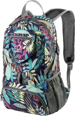 Produktbild von WATERFLY Ultraleicht Faltbarer 20L Outdoor Rucksack Blau
