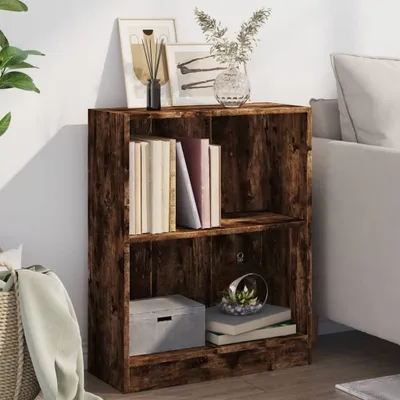Produktbild von vidaXL Bücherregal Räuchereiche 60x24x76 cm Holzwerkstoff