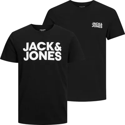 Produktbild von 2er Pack JACK & JONES T-Shirts Logo Tee Crew Neck