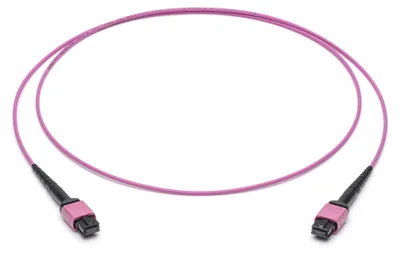 Produktbild von Corning LWL-Patchkabel 8F MPO PC BU/BU OM4 4m vi
