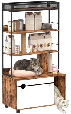 Immagine prodotto di Mobiletti per lettiera per gatti - Armadietti per lettiera per gatti - Casette per gatti - Lettiera per gatti - Dispositivi per controllare gli odori della lettiera per gatti