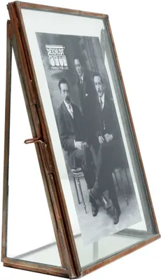 Image de Cadre photo Deknudt en cuivre, 10 x 15 cm, S68PA