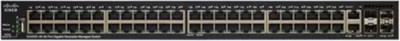 Zdjęcie produktu dla Cisco SG350X-48P, Zarządzany, L3, Gigabit Ethernet (10/100/1000), Obsługa PoE, Możliwości montowania w stelażu, 1U