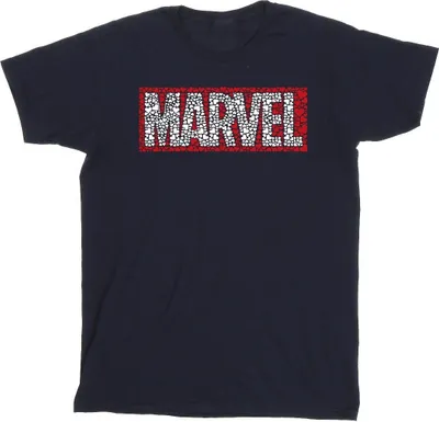 Produktbild von Marvel - T-Shirt für Herren BI38150 (XXL) (Marineblau)