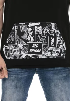 Produktbild von Red Bridge Herren Tank Top Fresh Air T-Shirt Ärmellos Schwarz M