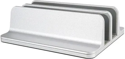Obrázek produktu pro Stojan na notebook, nastavitelný stolní stojan se stříbrnou základnou, vhodný pro všechny notebooky