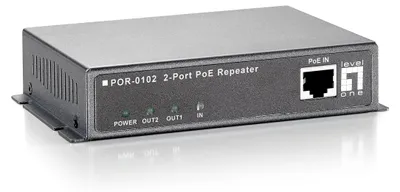 Produktbild von LevelOne PoE-Repeater, 2 Ports, Kaskadier