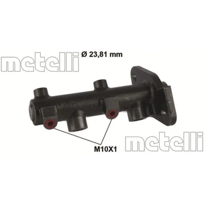 Produktbild von METELLI 05-0861 Bremszylinder Hauptbremszylinder für FORD Fiesta Mk4 Schrägheck (JAS, JBS) Fiesta Mk4 (J3S, J5S) Fiesta Mk4 Kastenwagen (JVS)