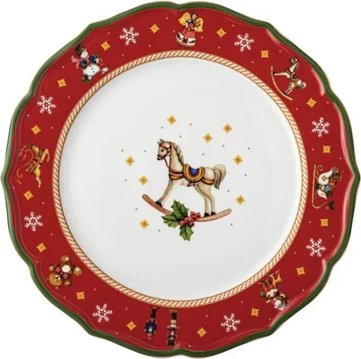 Obrázek produktu pro Hutschenreuther talíř 33 cm plochý Happy Wintertime H. Wintertime Red 02488-727471-10873