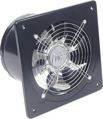 Immagine prodotto di Ventilatore - Ventilatore di scarico - 20 cm - 80 W 220 V - 850 m³/h - Motore in rame puro - 7 pale - Montaggio a parete/finestra - Giallo chiaro