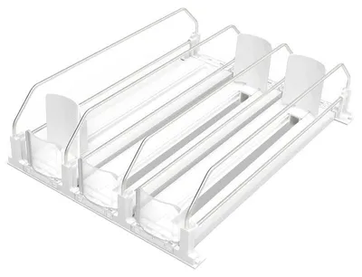 Produktbild von Kühlschrank Organizer für Dosen, automatisch, für bis zu 12 Getränke, 3 Reihen System