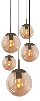 Produktbild von Steinhauer - hängeleuchte - Bollique - bernstein - glas - Ø 60cm - E27 - 2730CA