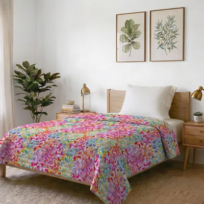 Obrázok produktu pre Letná prikrývka s potlačou, 170x270 cm, s výplňou z polyesteru