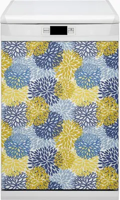 Produktbild von Abwaschbar 45x80 cm Geschirrspüle Magnetmatte Küche Dekorative  - Blumenchrysanthemen