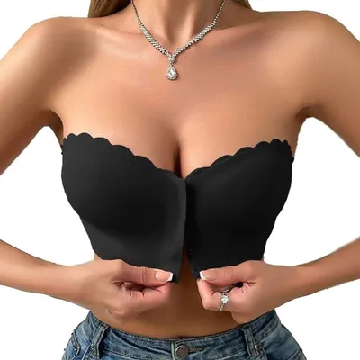 Obrázok produktu pre Podprsenka typu "push-up" bez ramienok, ktorá opticky zvýrazňuje poprsie