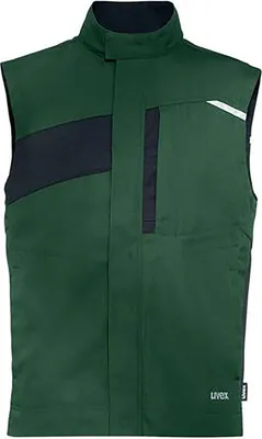 Immagine prodotto di gilet da lavoro uvex perfeXXion verde, abete taglia 5XL