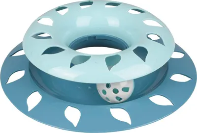 Immagine prodotto di Fenicottero giocattolo per gatti Safira rotondo blu