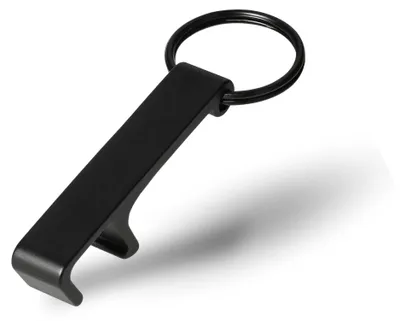 Produktbild von Flaschenöffner 'Smartopener' - Kapselheber aus Aluminium - robuster Bierflaschenöffner für Bierliebhaber - matt-schwarz