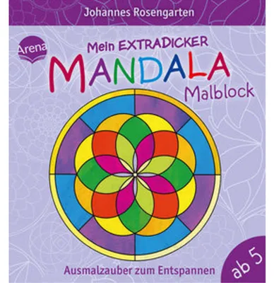Image de Mon livre de coloriage Mandala extra-épais. La magie du coloriage pour se détendre.