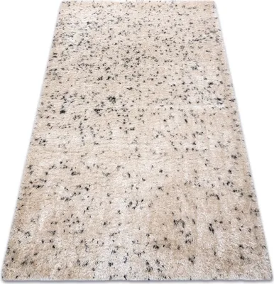 Produktbild von Teppich FLUFFY 2372 Shaggy Salz und Pfeffer - creme / anthrazit beige 180x270 cm