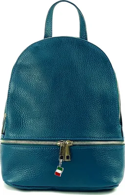 Produktbild von Rucksack türkis Florence Cityrucksack Leder OTF612T