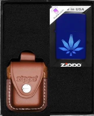 Produktbild von ZIPPO Feuerzeug-Set CANNABIS DESIGN 4 Geschenk No4