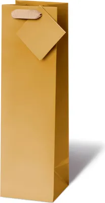 Produktbild von Tasche - Flaschen Format - 36x10,5x10 cm - BSB - Unicolor gold