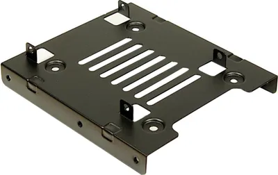 Produktbild von Inter-Tech 88885232, 2x 2,5", Frontblende, Schwarz, 2.5", Stahl, 35 mm