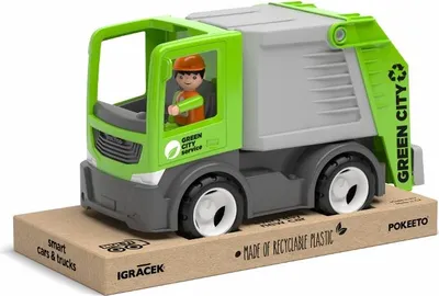 Immagine prodotto di ECO MultiGO City - Camion della spazzatura con netturbino - auto con Igráček