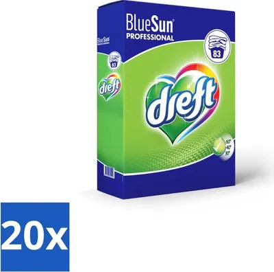 Produktbild von Dreft - Waschmittelpulver - Professional - Effiziente Reinigung - 83 Wäschen - Vorteilspack - 20 Stücke