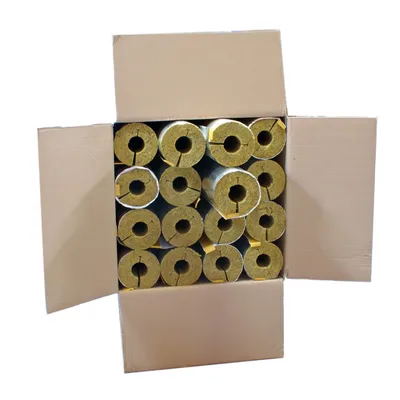 Produktbild von Karton 20m Steinwolle Rohrschale alukaschiert 42x22 mm 50% EnEV