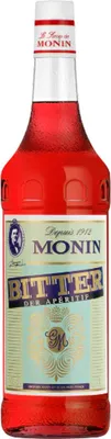 Obrázek produktu pro Monin Bitter Aperitif Sirup bez alkoholu, ideální do koktejlů, 1000 ml