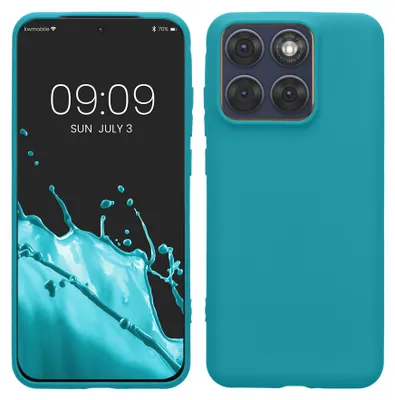 Produktbild von kwmobile Hülle für Motorola Edge 70 Fusion / Edge 70 Fusion+ TPU Case - Handyhülle unterstützt kabelloses Laden, flexible Schutzhülle, gummiertes