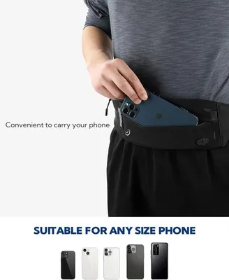 Immagine prodotto di Bracciale con cinturino per scarpe da corsa da maratona - Supporto per telefono da allenamento fitness - Cinturino da vita per uomo e donna