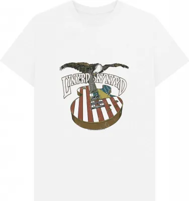 Obrázek produktu pro Lynyrd Skynyrd - Tričko pro muže/dámy Uni PN1513 (M) (Bílá)