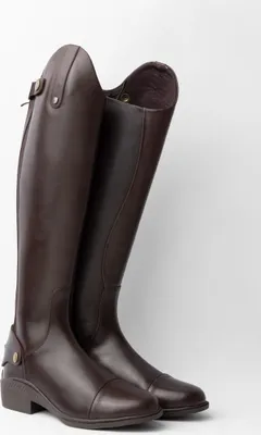 Produktbild von Horze Genève Leder-Reitstiefel, Braun, 41