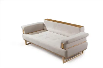 Produktbild von Luxus Dreisitzer Weiß Sofa 3 Sitzer Sofas Design Modern Design Möbel