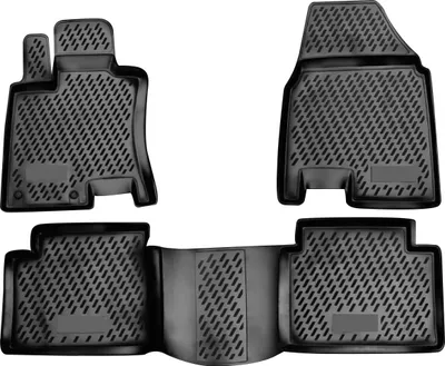 Zdjęcie produktu dla 2008-2014 Nissan Qashqai +2 dywaniki podłogowe TPE czarne 4 szt