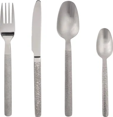 Produktbild von Besteck-Set INOX JUNGLE, 24-teilig, mit verziertem Griff, Edelstahl - Secret de Gourmet