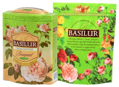 Obrázek produktu pro BASILUR Zelený čaj CEYLON - Cream Fantasy 100g