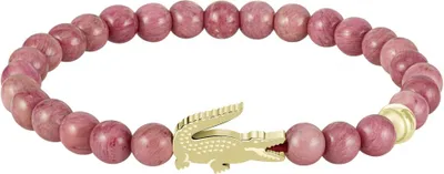 Produktbild von LACOSTE Matchpoint Damenarmband 2040651, Edelstahl und Stein, goldfarben