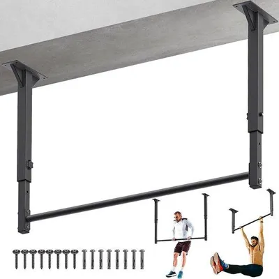 Produktbild von Famanu Klimmzugstange für Deckenmontage - Höhenverstellbar, stabil und ideal für das Home Gym