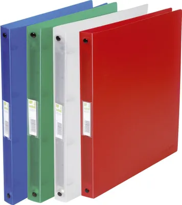 Obrázok produktu pre 12x Q-Connect® KF02921 Krúžkový viazač priehľadný - A4, 4-krúžkový, Ø krúžkov 16 mm, priesvitný, rôznorodý