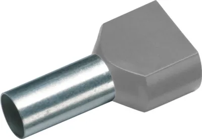 Produktbild von Cimco Zwillingsaderendhülse 2 x 1,0mm² x 8mm, rot, Packung mit 100 Stk.